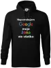 Pánska mikina Nepotrebujem Google, moja žena vie všetko
