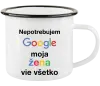 Plecháčik Nepotrebujem Google, moja žena vie všetko