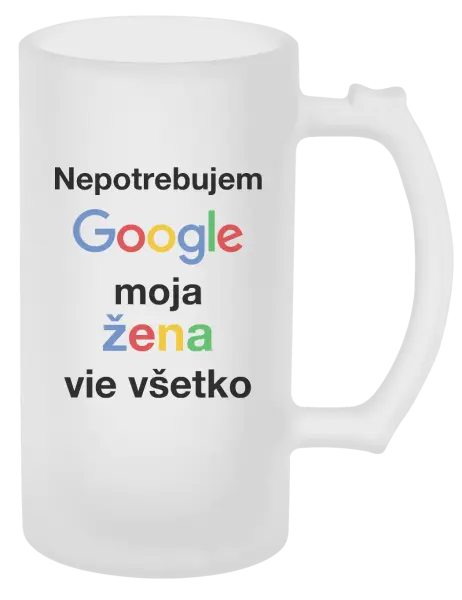 Polliter Nepotrebujem Google, moja žena vie všetko