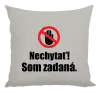 Vankúš Nechytať, som zadaná
