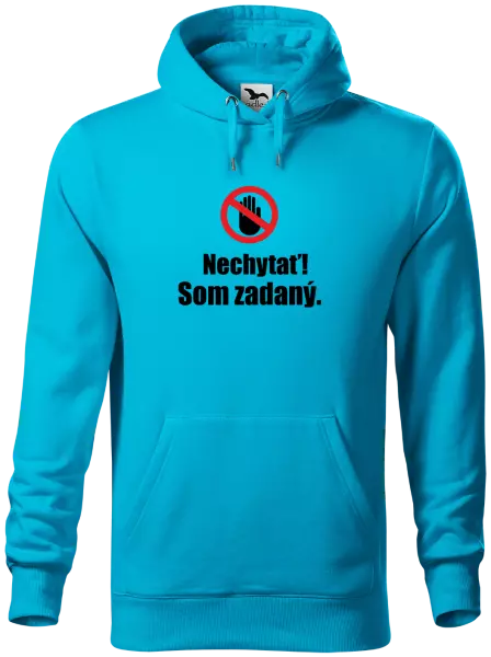 Pánska mikina Nechytať, som zadaný