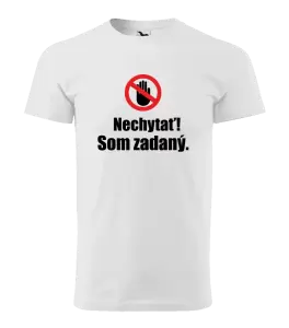 Pánske tričko Nechytať, som zadaný