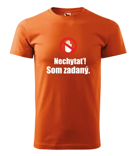 Pánske tričko Nechytať, som zadaný