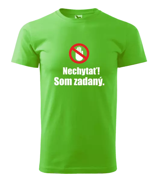 Pánske tričko Nechytať, som zadaný
