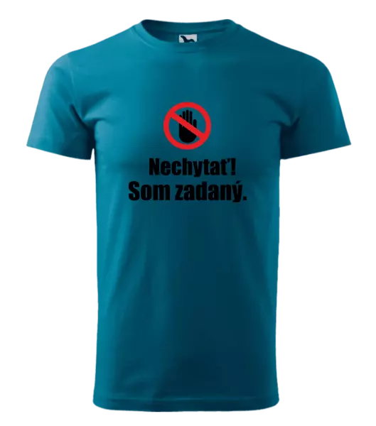 Pánske tričko Nechytať, som zadaný