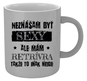Hrnček metalický Neznášam byť sexy, ale mám