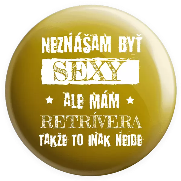Placka Neznášam byť sexy, ale mám