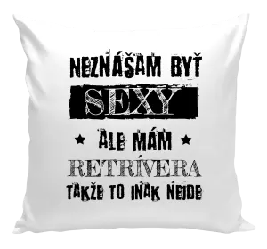 Vankúš Neznášam byť sexy, ale mám