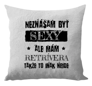 Vankúš Neznášam byť sexy, ale mám