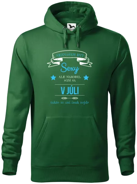 Pánska mikina Neznášam byť sexy, ale narodil som sa v...