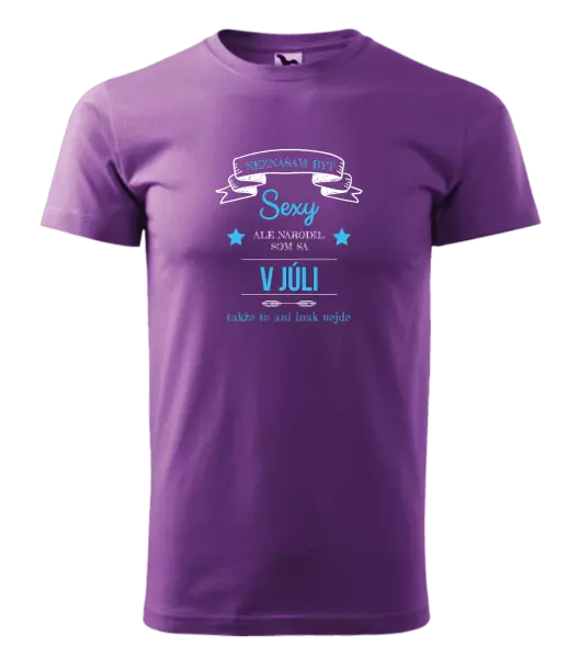 Pánske narodeninové tričko Neznášam byť sexy, ale narodil som sa v...