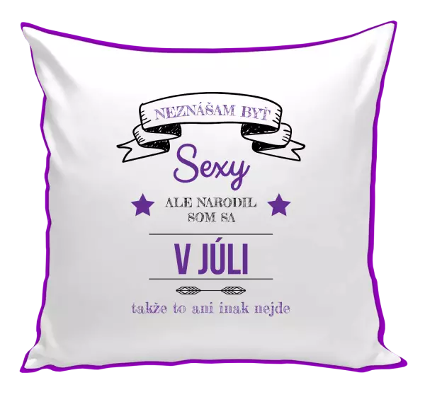 Vankúš Neznášam byť sexy, ale narodil som sa v...