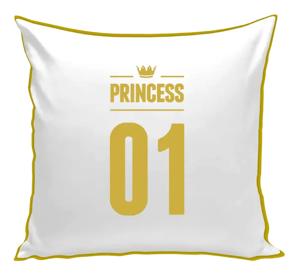Polštář Princess s vlastním číslem