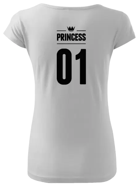 Dámské tričko Princess s vlastním číslem