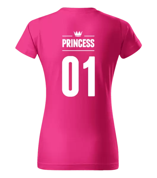 Dámské tričko Princess s vlastním číslem