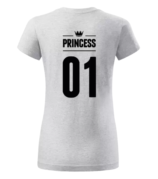 Dámské tričko Princess s vlastním číslem