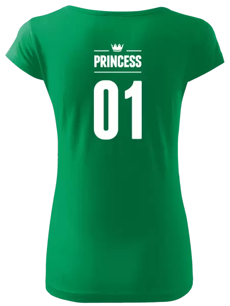 Dámské tričko Princess s vlastním číslem