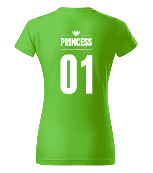 Dámské tričko Princess s vlastním číslem