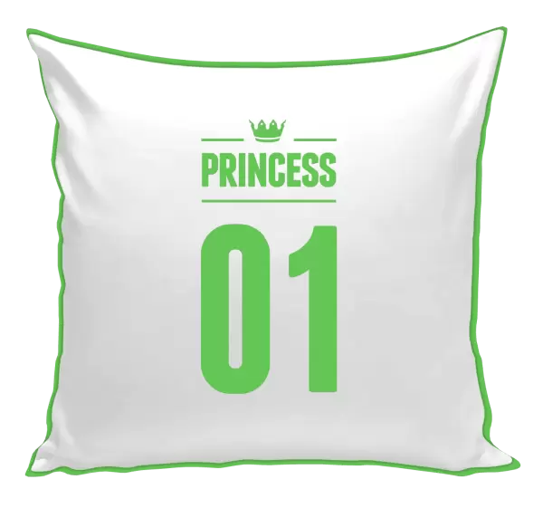 Polštář Princess s vlastním číslem