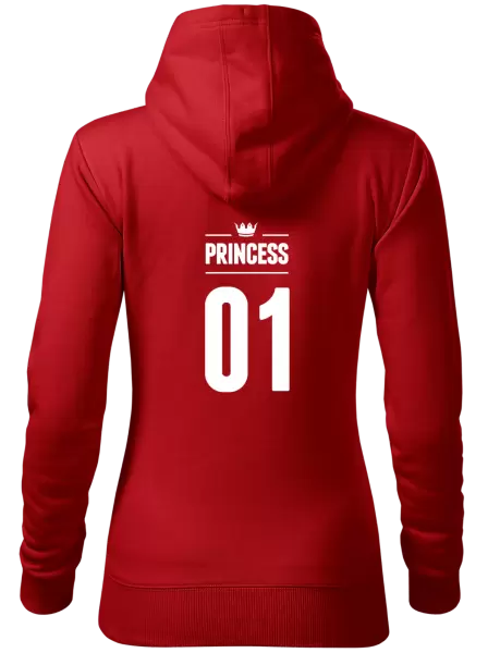 Dámská mikina Princess s vlastním číslem