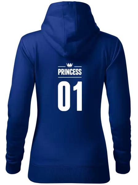 Dámská mikina Princess s vlastním číslem