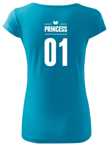 Dámské tričko Princess s vlastním číslem