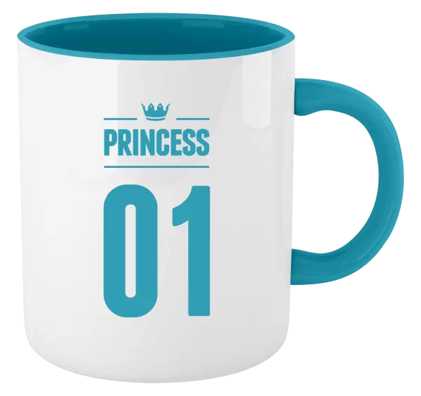 Hrnek Princess s vlastním číslem