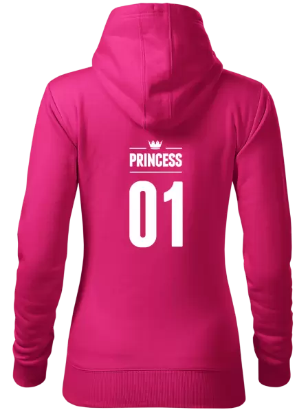 Dámská mikina Princess s vlastním číslem