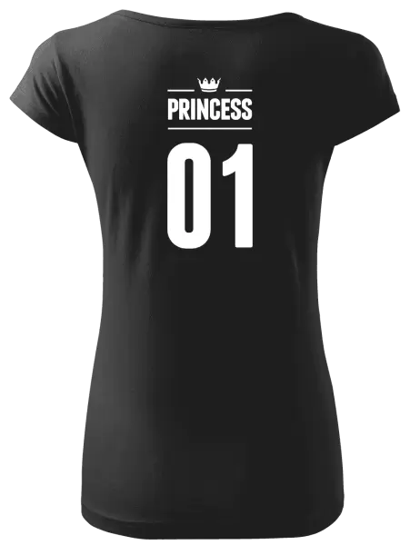 Dámské tričko Princess s vlastním číslem