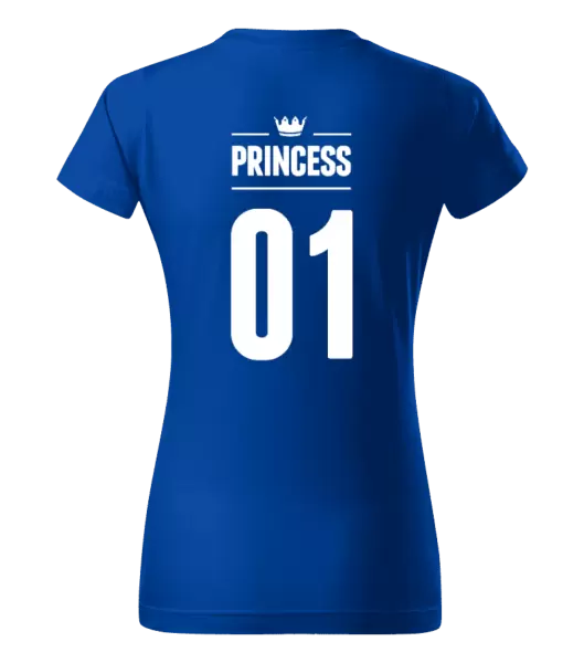 Dámské tričko Princess s vlastním číslem