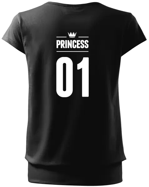 Dámské tričko Princess s vlastním číslem