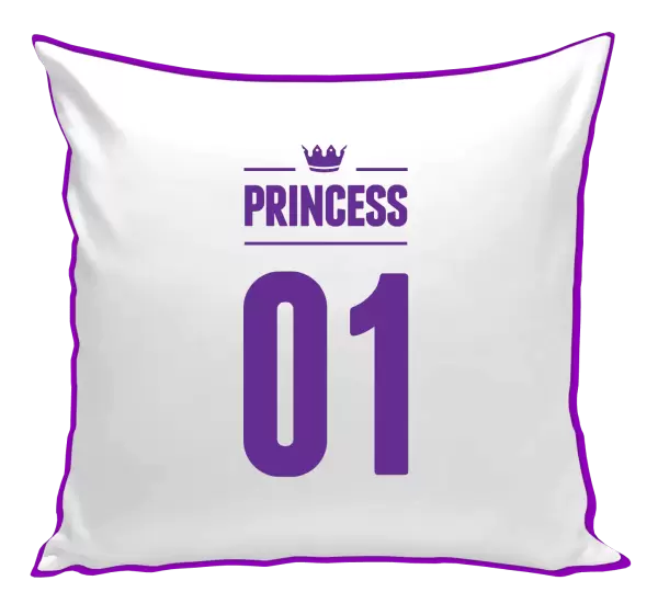 Polštář Princess s vlastním číslem