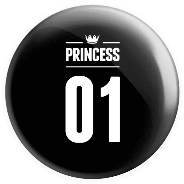 Placka Princess s vlastním číslem