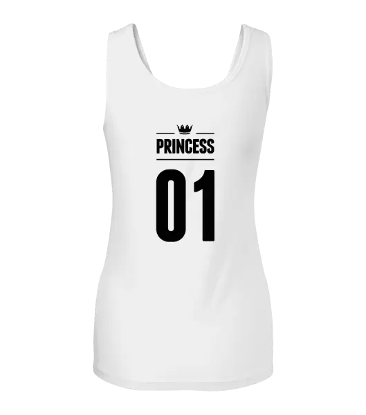 Dámské tílko Princess s vlastním číslem