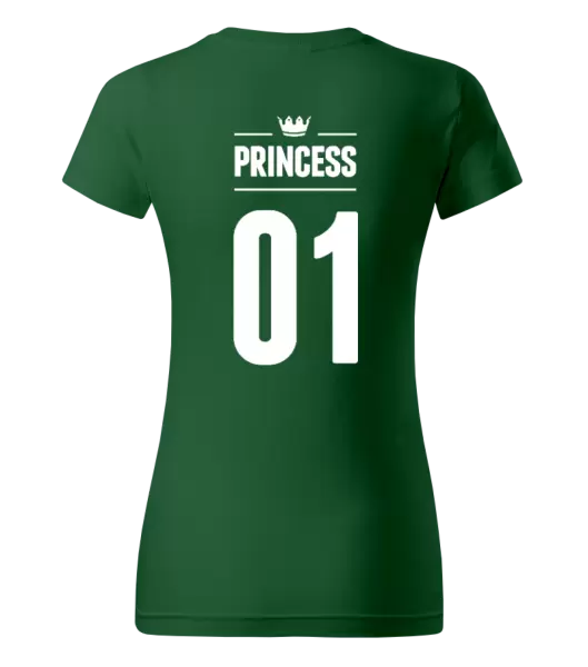 Dámské tričko Princess s vlastním číslem