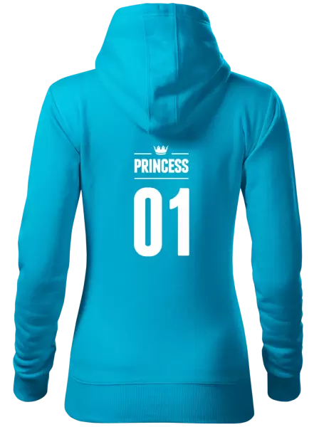 Dámská mikina Princess s vlastním číslem