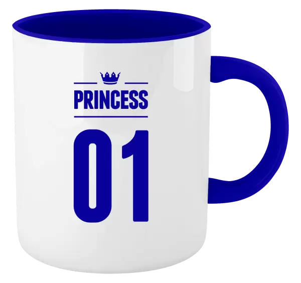 Hrnek Princess s vlastním číslem