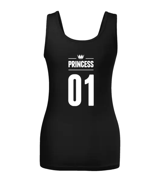 Dámské tílko Princess s vlastním číslem