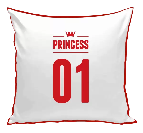 Polštář Princess s vlastním číslem