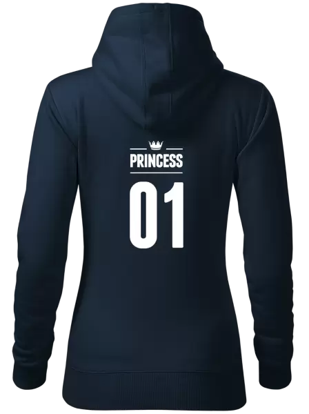 Dámská mikina Princess s vlastním číslem