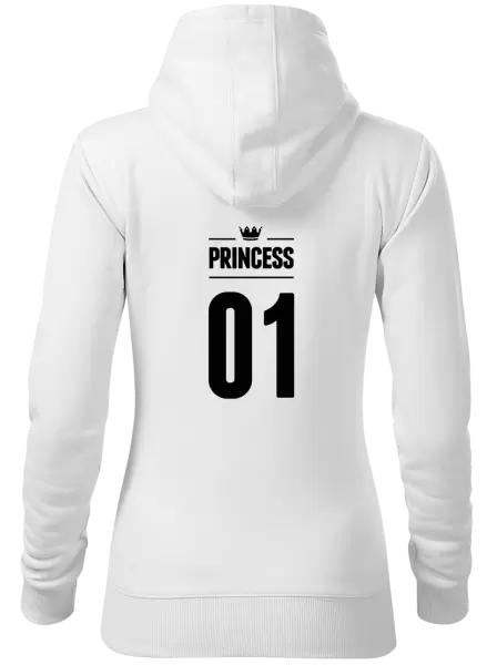 Dámská mikina Princess s vlastním číslem