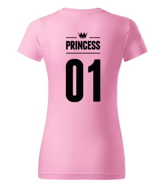 Dámské tričko Princess s vlastním číslem