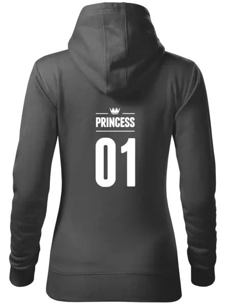 Dámská mikina Princess s vlastním číslem
