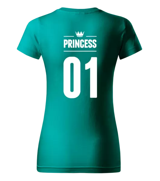 Dámské tričko Princess s vlastním číslem