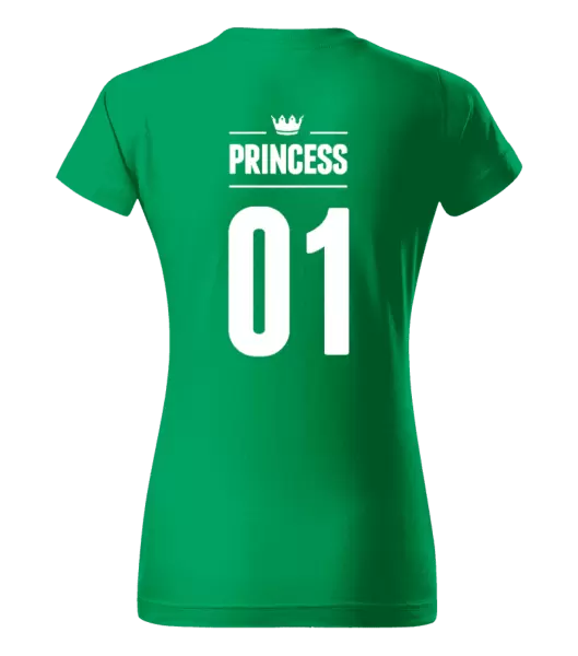Dámské tričko Princess s vlastním číslem