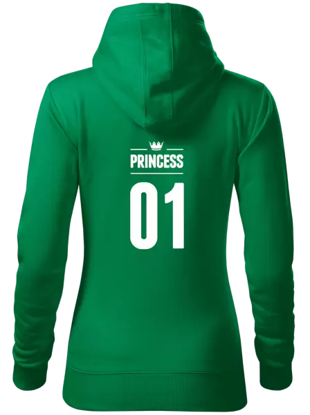 Dámská mikina Princess s vlastním číslem