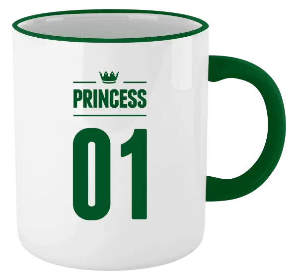 Hrnek Princess s vlastním číslem