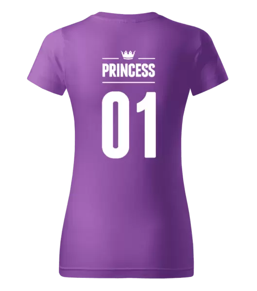 Dámské tričko Princess s vlastním číslem
