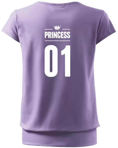 Dámské tričko Princess s vlastním číslem