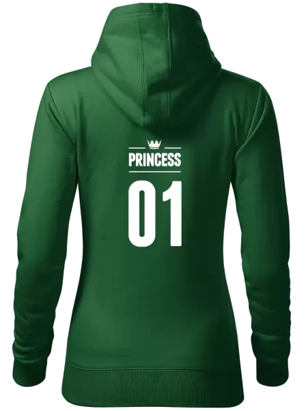 Dámská mikina Princess s vlastním číslem